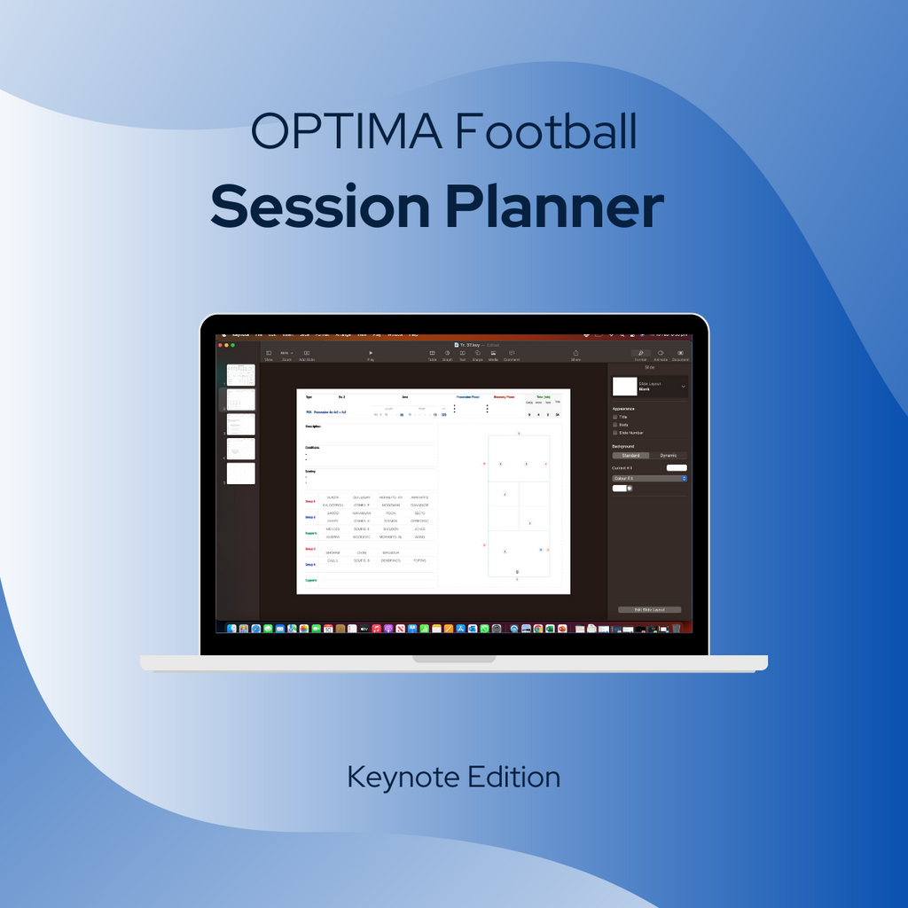 OPTIMA Football Session Planner Keynote Edition 01