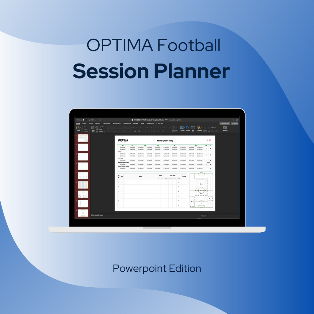 OPTIMA Football Session Planner - Powerpoint Edition
