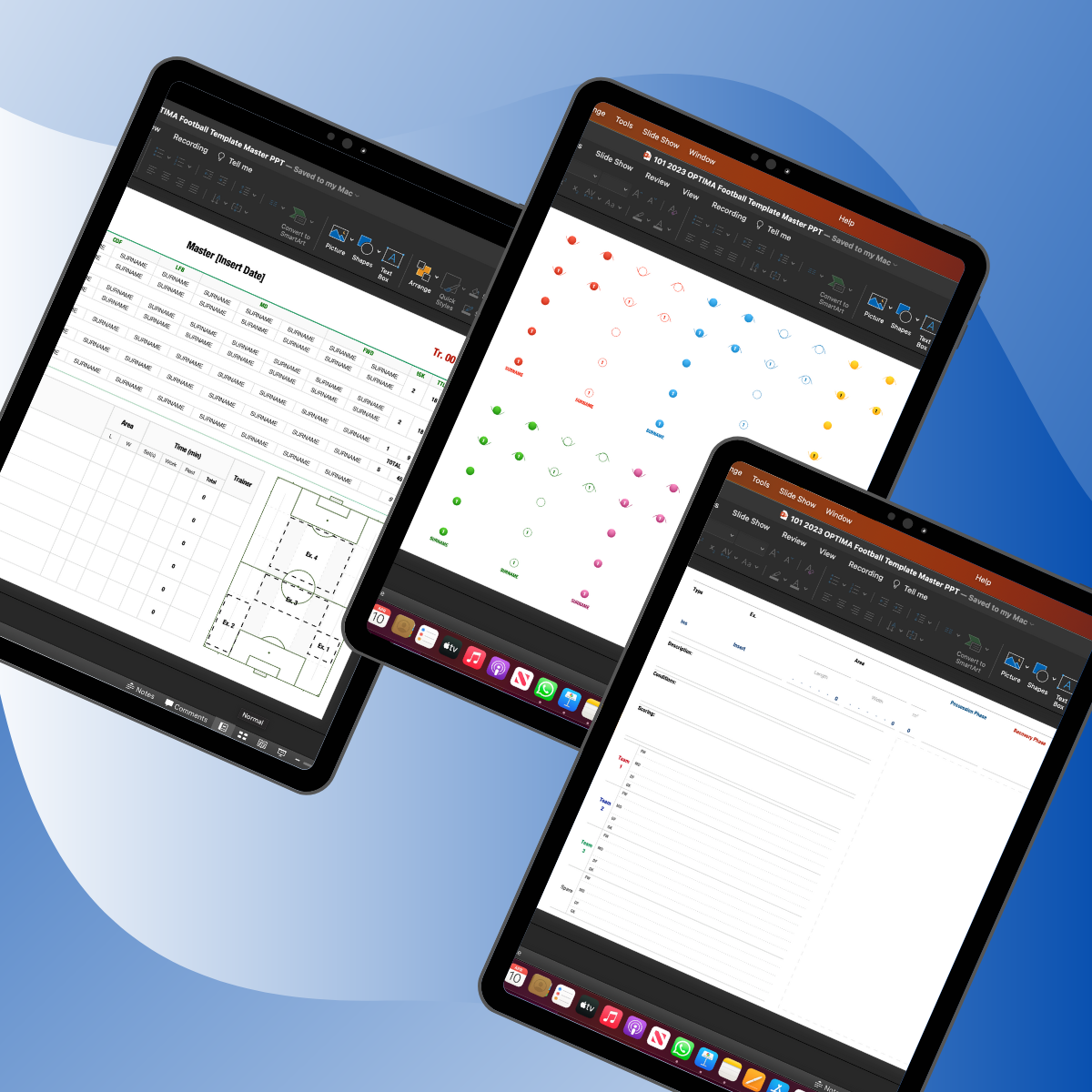 OPTIMA Football Session Planner - Powerpoint Edition